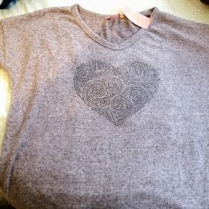 Amana Mauve heart top